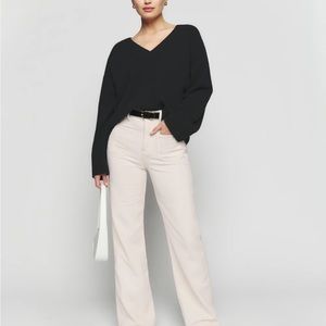 SOLD NWT Reformation Cream Corduroys